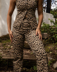 Conjunto Chaleco y Pantalón Animal Print