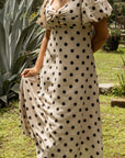 Vestido Midi de Lunares