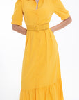 Vestido Midi Amarillo