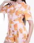 Jumper Floral con Cinturón