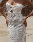Kimono Strapless Punto Blanco