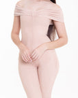 Jumpsuit Nude con Brillo