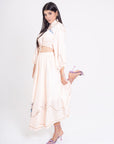 Conjunto Blusa y Falda Midi