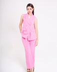 Conjunto Blazer y Pantalón Rosa