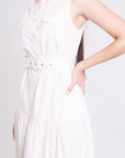 Vestido Midi Marfil Beige