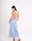 Vestido Largo Denim