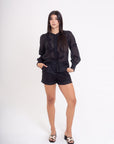 Conjunto Negro Blusa y Short