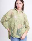 Blusa Malla Verde