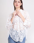 Blusa Encaje Blanco