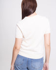 Blusa Beige Manga Corta