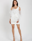 Vestido Blanco Flor