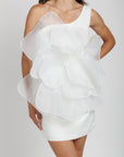 Vestido Blanco Flor