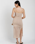 Vestido Tejido Beige