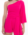 Romper Asimétrico Rosa Fucsia