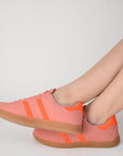 Tenis Gamuza Coral