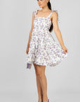 Vestido Corto Lila