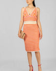 Conjunto Tejido Naranja