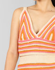 Conjunto Tejido Naranja