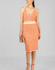 Conjunto Tejido Naranja