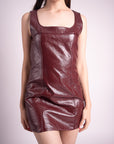 Vestido Burgundy Corto