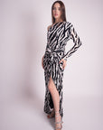 Vestido Largo Rayas