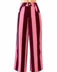 Pantalón Rayas Berry Rosa