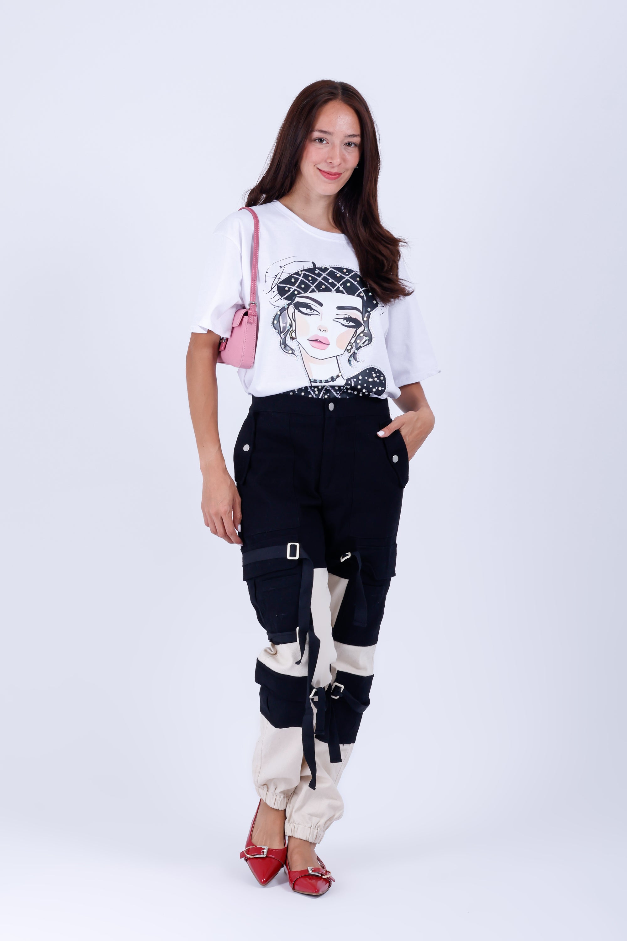 Blusa Estampado Blanca