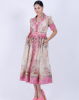 Vestido Pink Flour