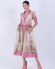 Vestido Pink Flour