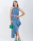 Conjunto Falda y Blusa Denim