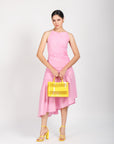 Vestido Midi Rosa