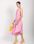 Vestido Midi Rosa