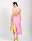 Vestido Midi Rosa