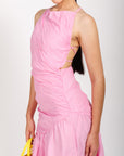 Vestido Midi Rosa