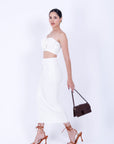 Conjunto Top y Falda Blanco