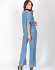 Conjunto Pantalon y Blusa Denim