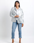 Blazer Plateado Gala