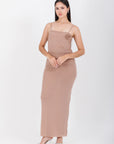 Vestido Beige Midi
