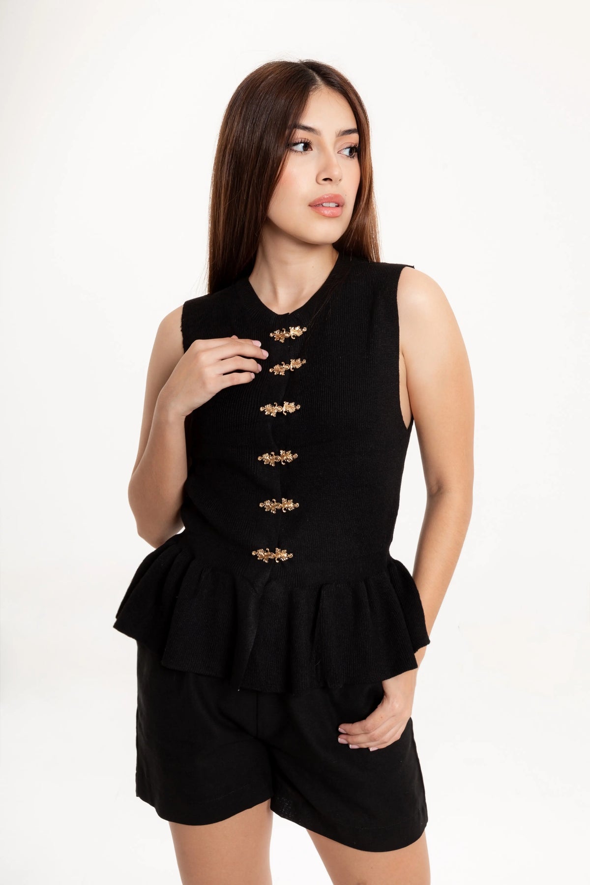 Blusa Tejida Emilia Negro