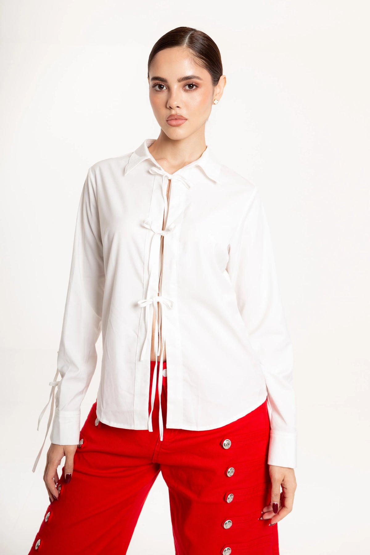 Jeans Wide Leg Imperial Rojo