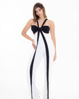 Jumpsuit Bicolor Blanco Negro