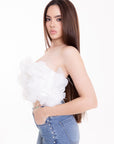 Top Strapless Blanco