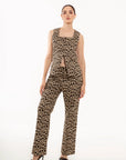 Conjunto Camila Animal Print Leopardo