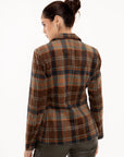 Blazer Emilia Cuadros Terracota