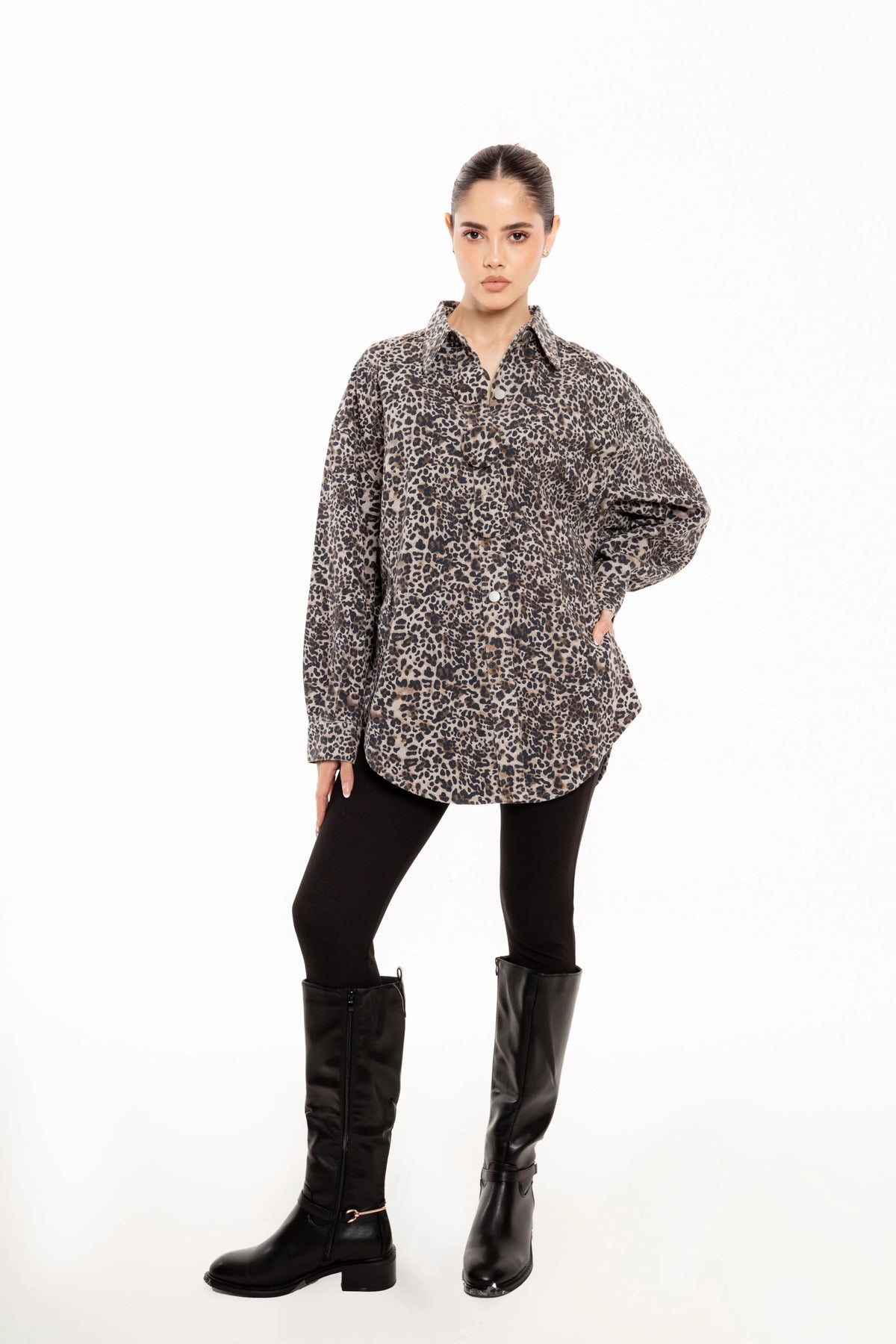 Blusa Verona Animal Print Leopardo