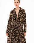 Abrigo Alessandra Animal Print Leopardo