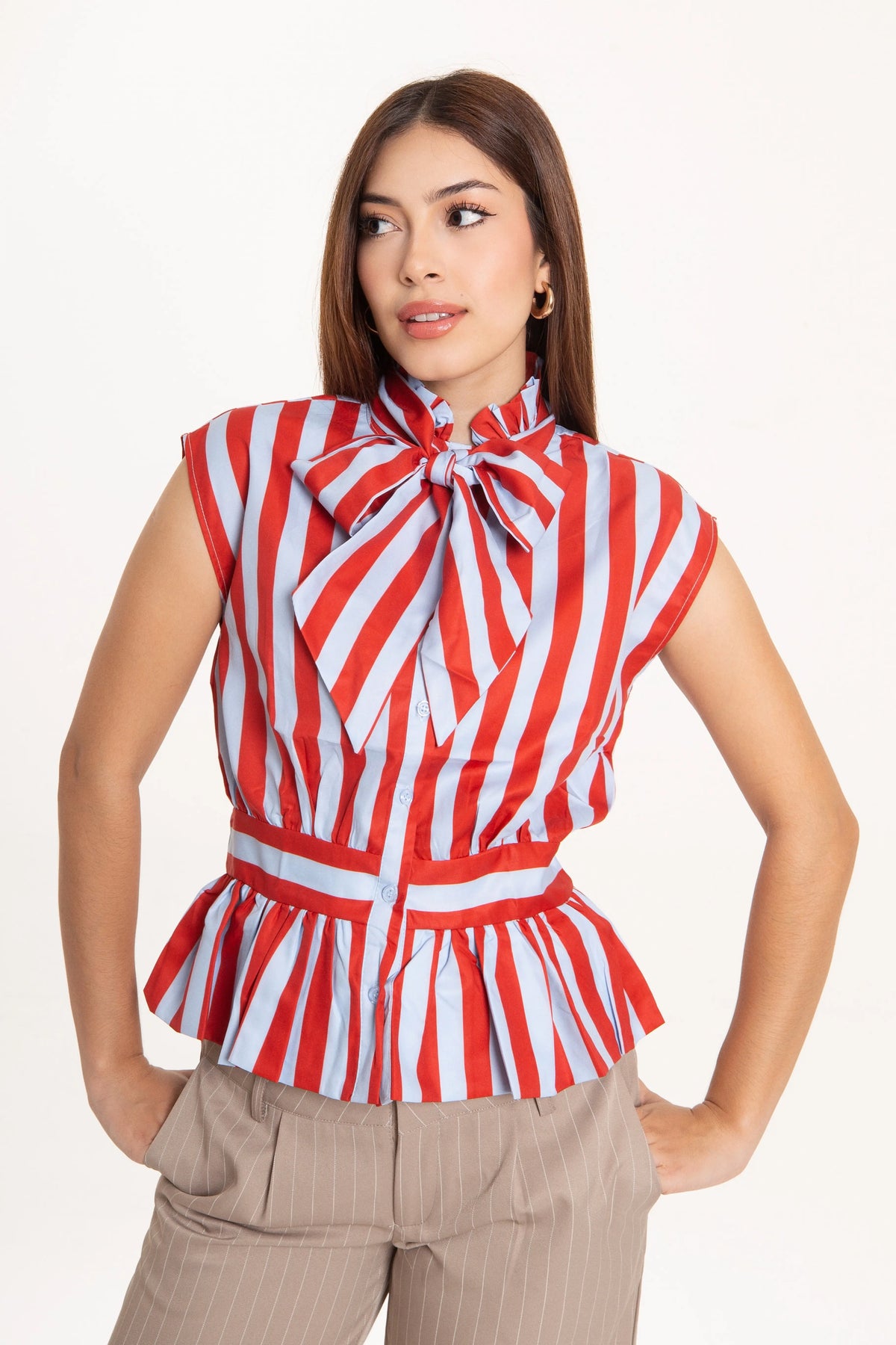 Blusa Lazo Valentina Rayas