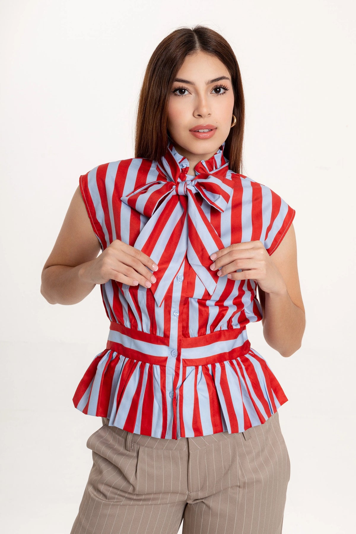 Blusa Lazo Valentina Rayas