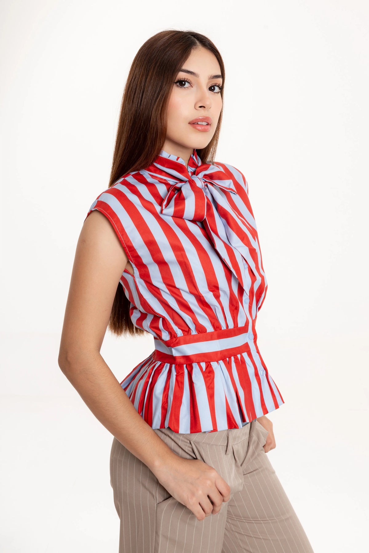 Blusa Lazo Valentina Rayas