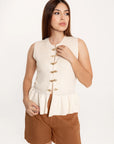 Blusa Tejida Emilia Beige